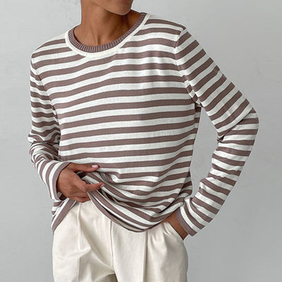Elegant striped T-shirt | Light summery fabric