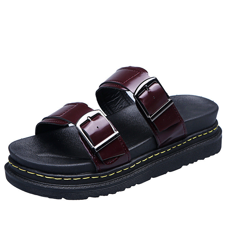 Lena | Comfortable summer platform sandals with buckle