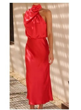 Verona | Long satin dress