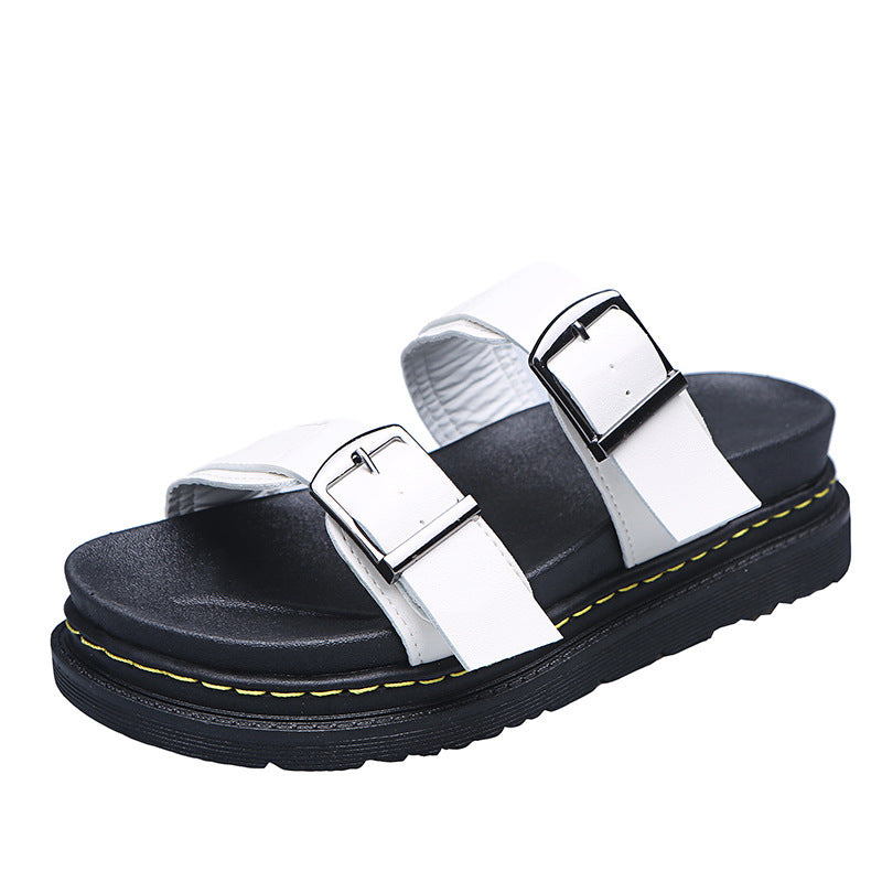 Lena | Comfortable summer platform sandals with buckle