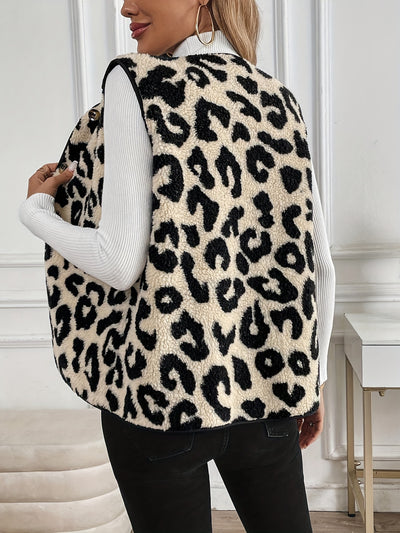 ASTRID | The leopard knit vest