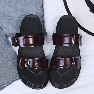 Lena | Comfortable summer platform sandals with buckle