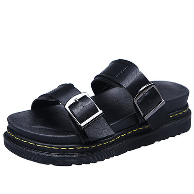 Lena | Comfortable summer platform sandals with buckle