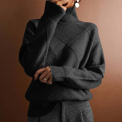 Henrik | Stylish Women's jumper with a roll neck
