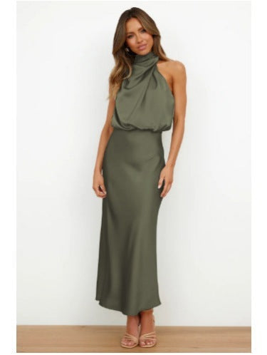 Verona | Long satin dress