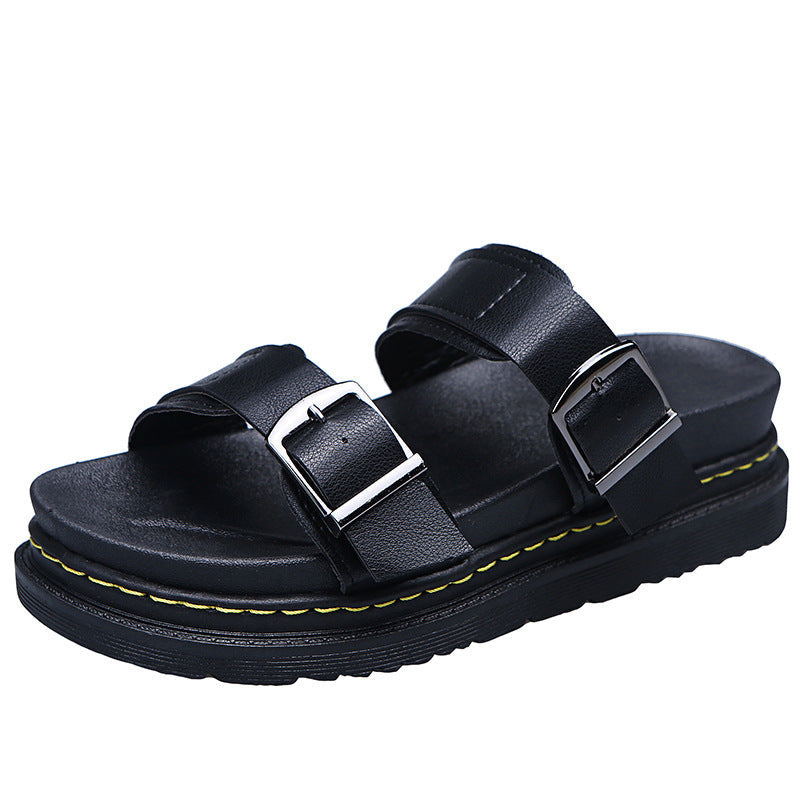 Lena | Comfortable summer platform sandals with buckle