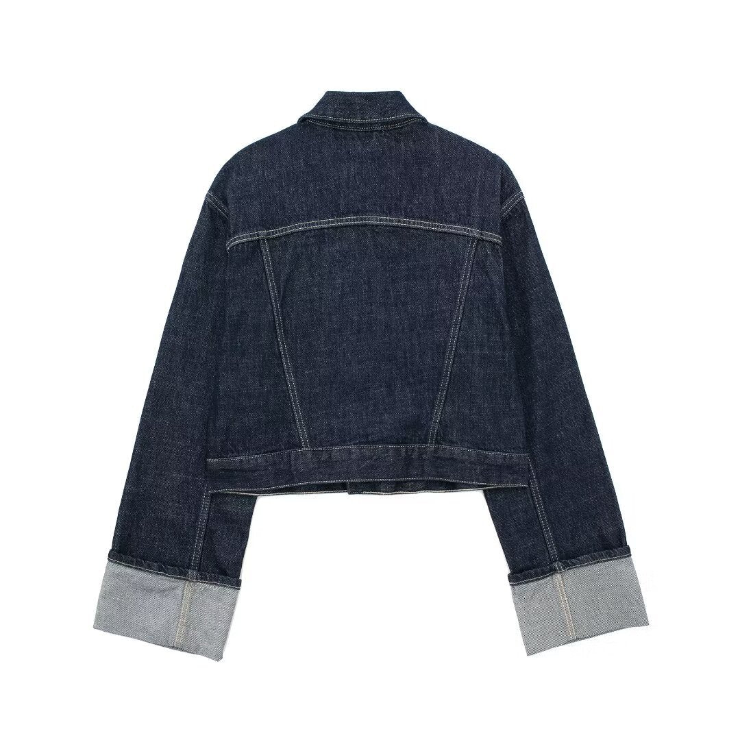 Helena | Casual jacket for women with roll-up sleeves