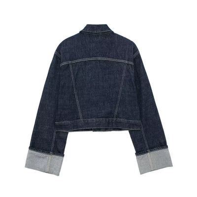 Helena | Casual jacket for women with roll-up sleeves