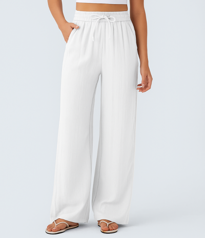 Elena | Comfortable women's linen trousers for warm days