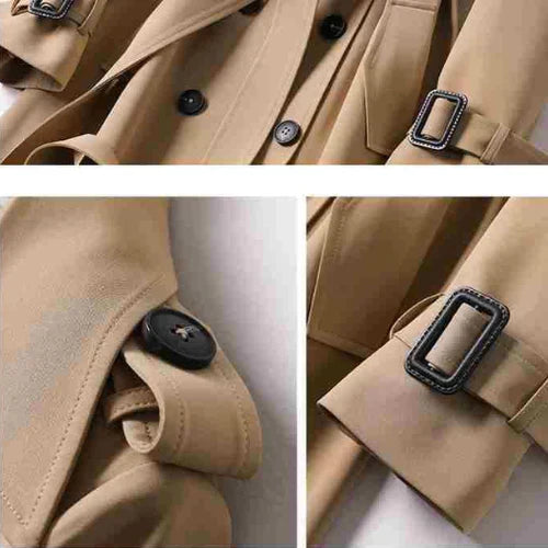 Grace | Classic Belted Trench Coat for Women