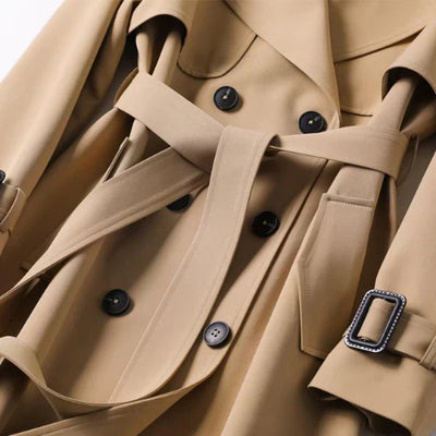 Grace | Classic Belted Trench Coat for Women