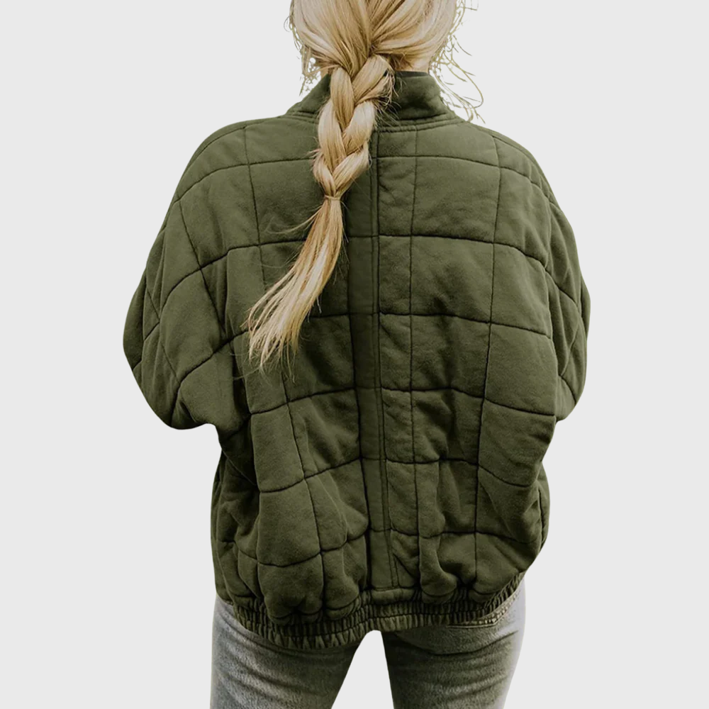 Clara | Quilted jacket with zip in a modern style