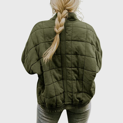 Clara | Quilted jacket with zip in a modern style