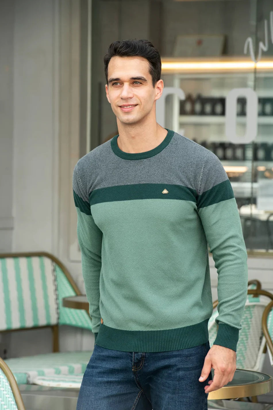 Simon | Sturdy men's knitted jumper for every season