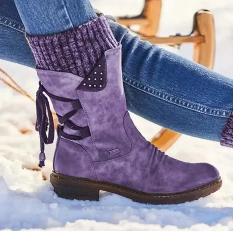Leonie | Warm women's winter boots with treaded soles