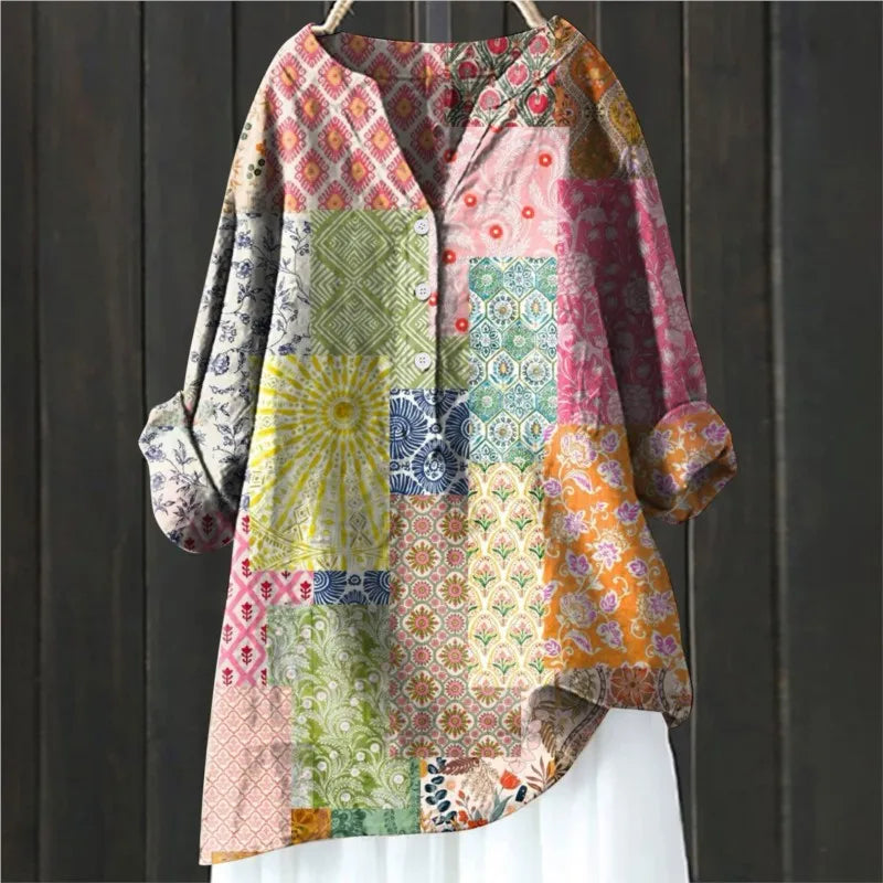 Josephine | Casual floral blouse with soft fit