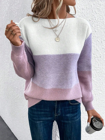 Rhea | Elegant knitted winter jumper