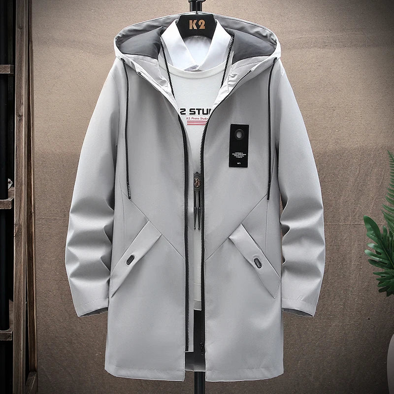 ModeBecker | Long hooded jacket in a trendy design