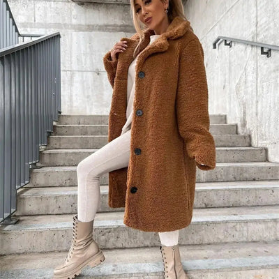 Emma | Cosy teddy jacket for relaxed outfits