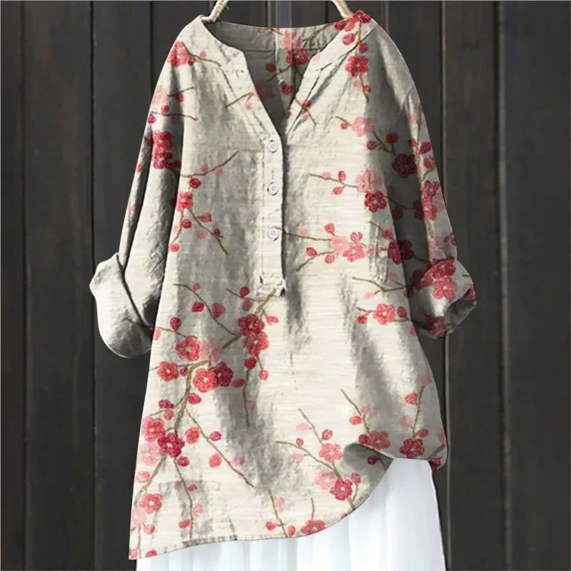 Josephine | Casual floral blouse with soft fit