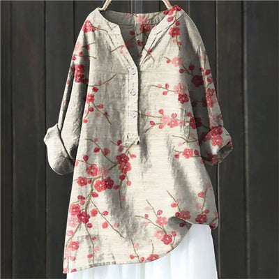 Josephine | Casual floral blouse with soft fit