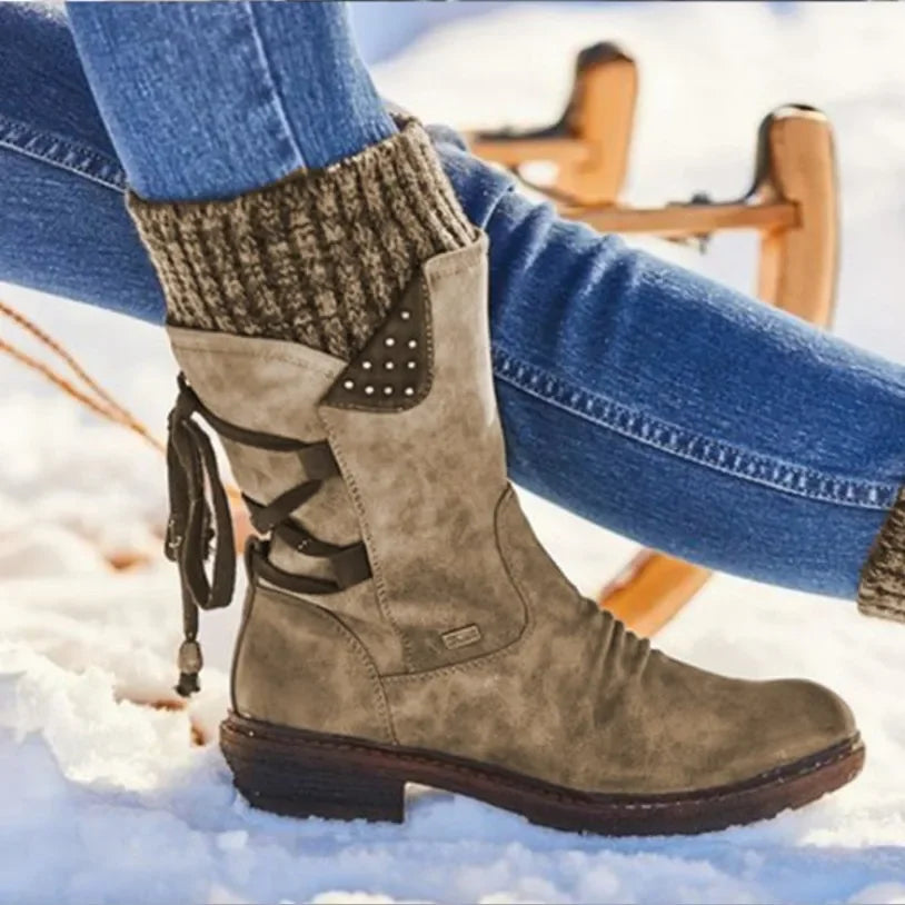 Leonie | Warm women's winter boots with treaded soles