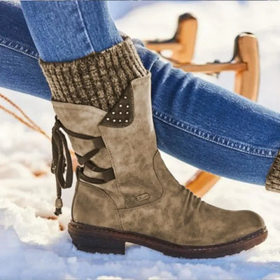 Leonie | Warm women's winter boots with treaded soles