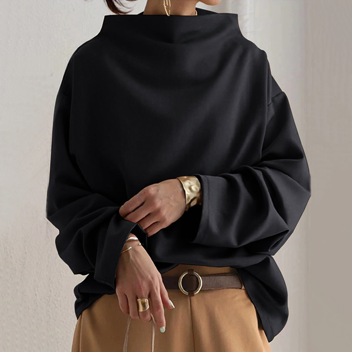 Rosemarie | Warm jumper with a high neckline