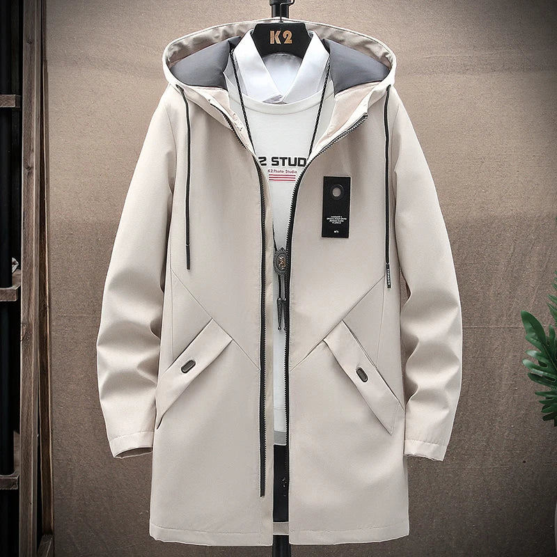ModeBecker | Long hooded jacket in a trendy design