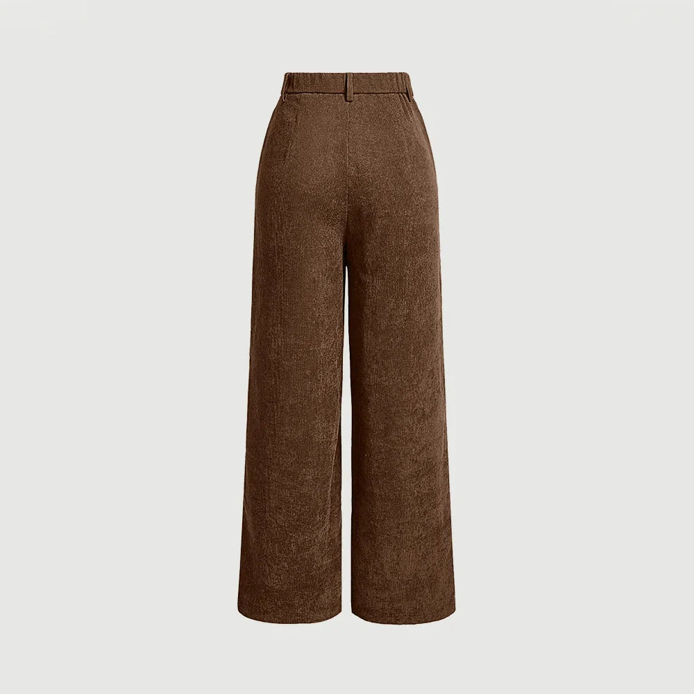 Cordera | Wide-leg trousers in soft fabric