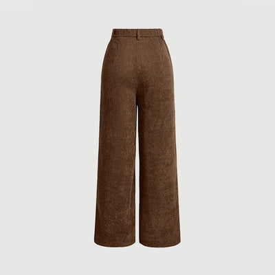 Cordera | Wide-leg trousers in soft fabric