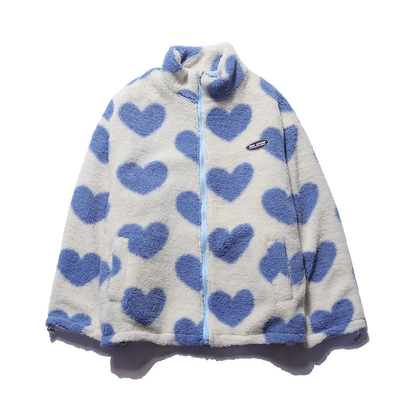 BacioDeluxe | Double-sided heart coat