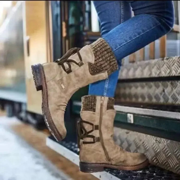 Leonie | Warm women's winter boots with treaded soles