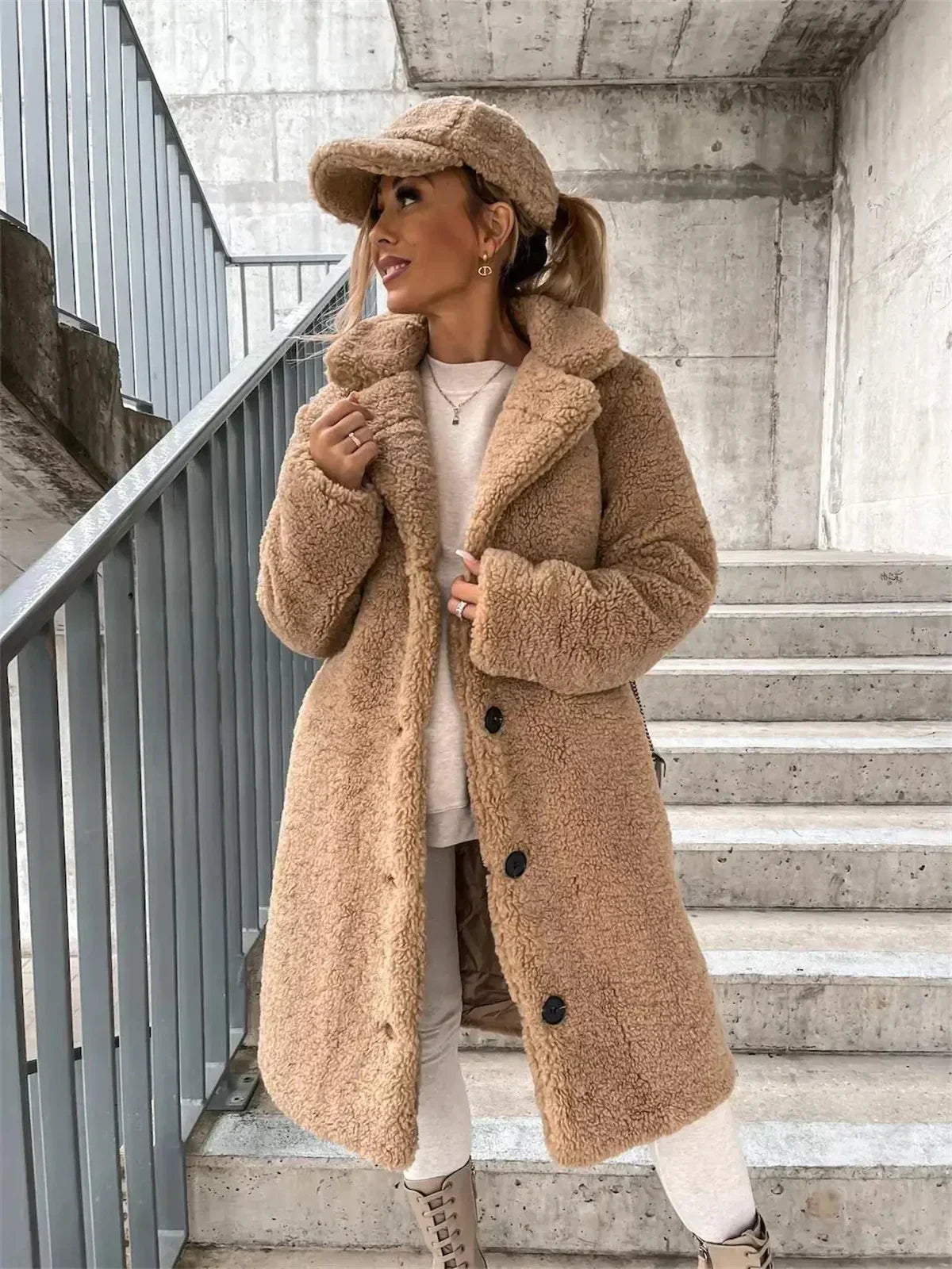 Emma | Cosy teddy jacket for relaxed outfits