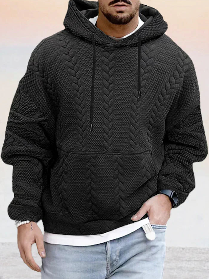 SIMON | Stylish hooded jumper with a relaxed fit