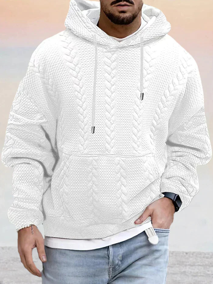SIMON | Stylish hooded jumper with a relaxed fit