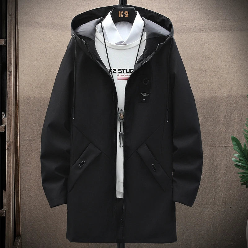 ModeBecker | Long hooded jacket in a trendy design