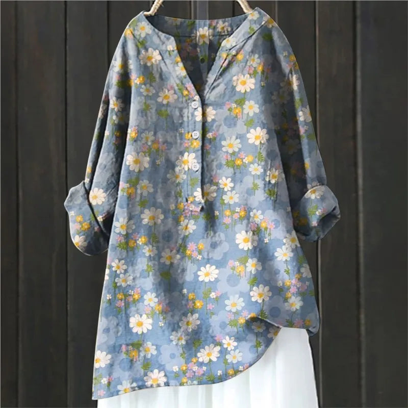 Josephine | Casual floral blouse with soft fit