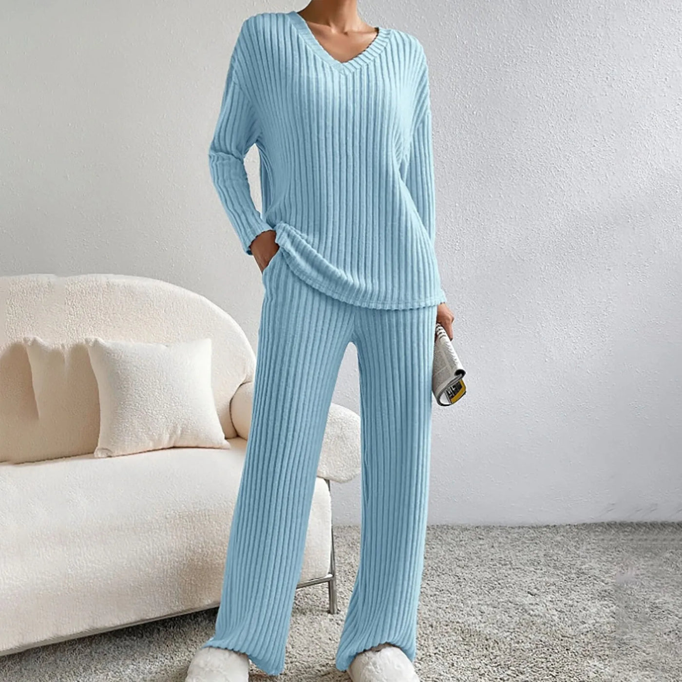 Alina | Two-piece knitwear set in a modern design