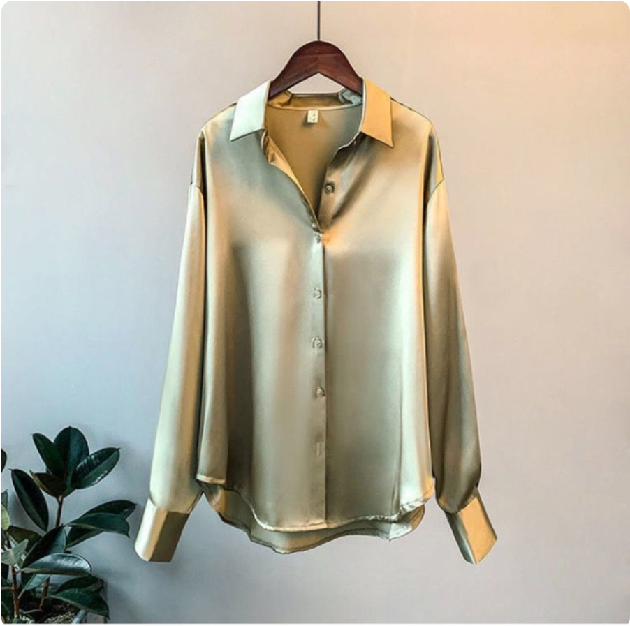 Pia | Satin shirt for women