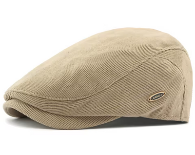 Laura | Fashionable men's beret made from fine ribbed fabric