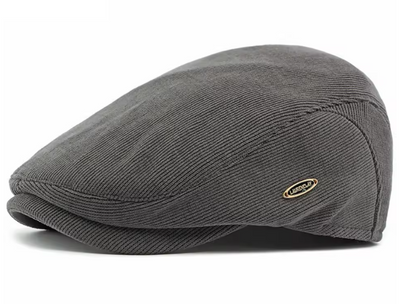 Laura | Fashionable men's beret made from fine ribbed fabric