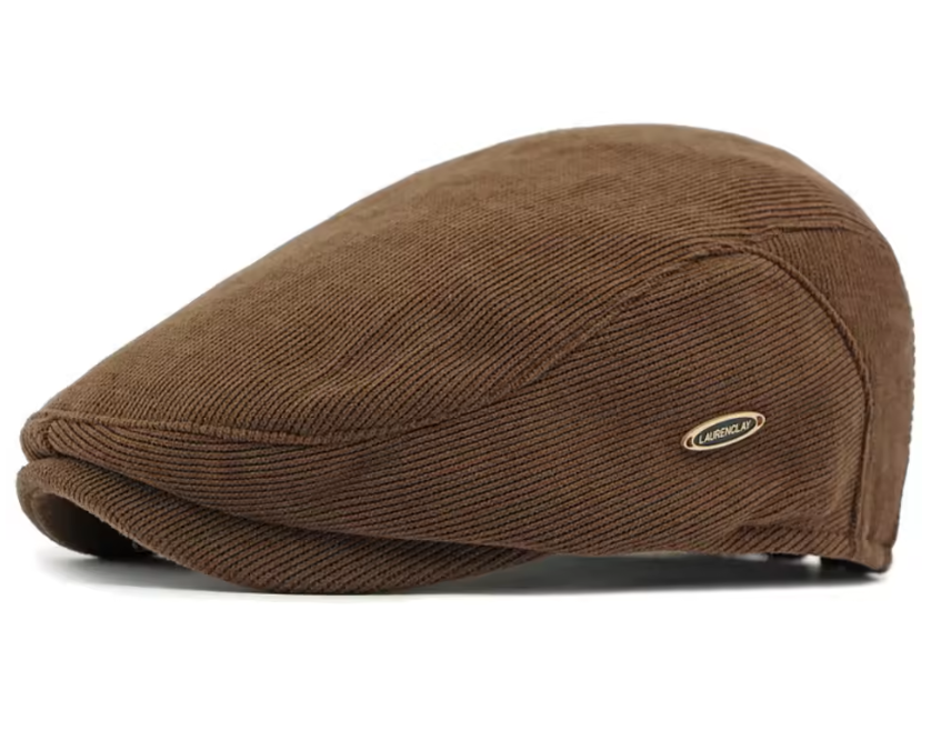 Laura | Fashionable men's beret made from fine ribbed fabric