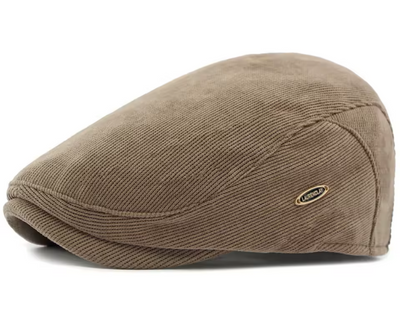 Laura | Fashionable men's beret made from fine ribbed fabric