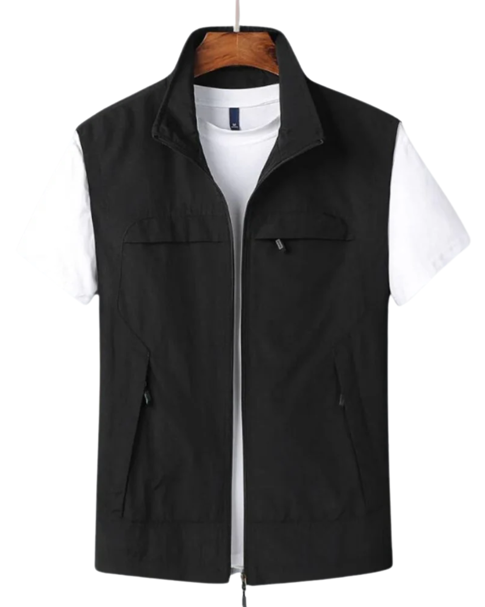 Lennart | Utility zip-up gilet in a modern style