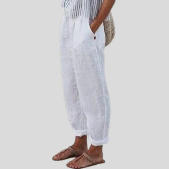 EMILIA | SOFT-LINE TROUSERS WITH SIDE POCKETS