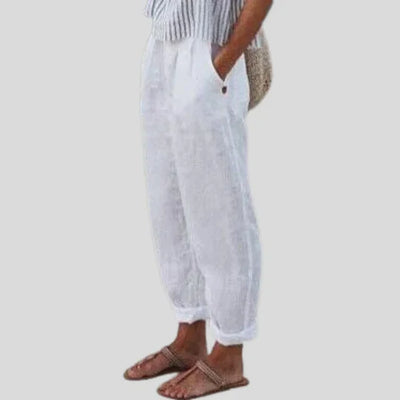 EMILIA | SOFT-LINE TROUSERS WITH SIDE POCKETS