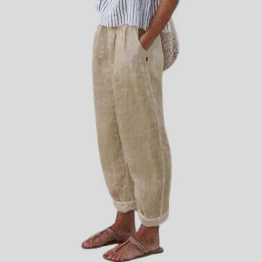 EMILIA | SOFT-LINE TROUSERS WITH SIDE POCKETS