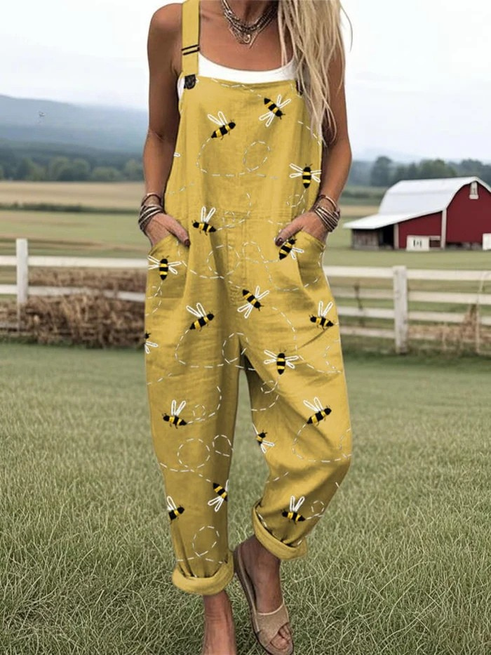 Heidi | Stylish jumpsuit with vintage print
