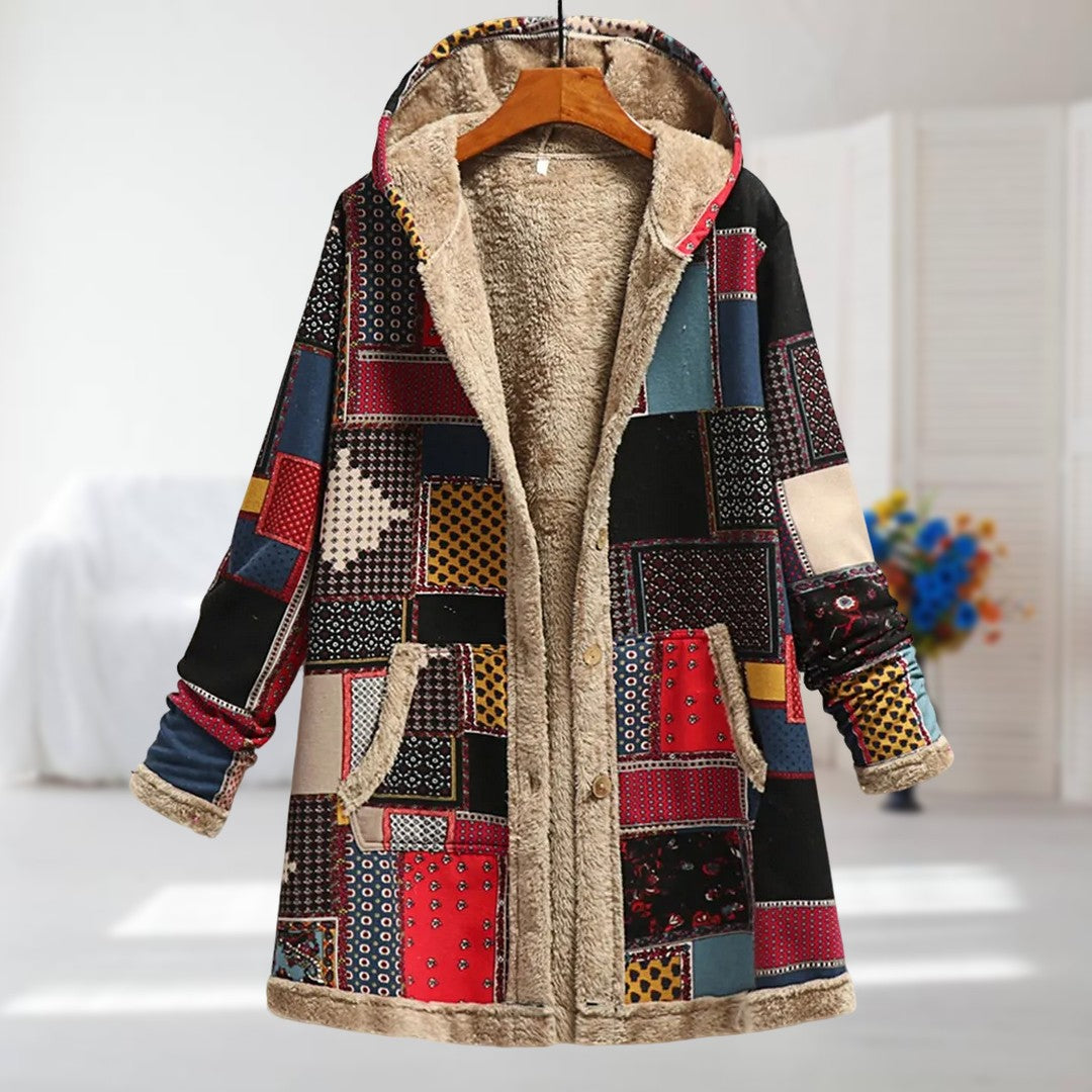 Annalena | Warm parka cardigan with soft lining